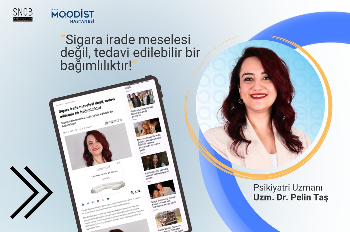 Sigara irade meselesi değil, tedavi edilebilir bir bağımlılıktır!
