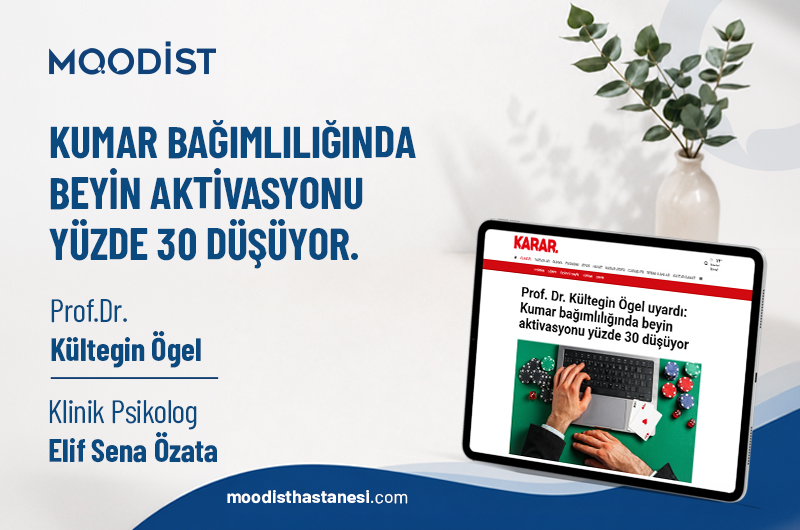 Prof. Dr. Kültegin Ögel uyardı: Kumar bağımlılığında beyin aktivasyonu yüzde 30 düşüyor